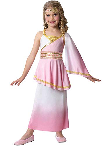 (9904479) Child Pink Roman Girl Venus Goddess Fancy Dress Costume (6-8 Years) von amscan