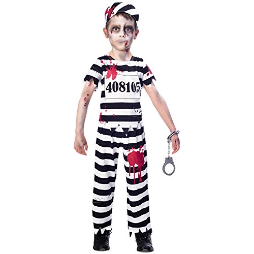 - Grp1 Brand: amscan(PKT) (9902657) Child Boys Zombie Convict Costume (11-12yr) - Grp1 Brand: amscan von amscan