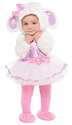 (PKT) (997540) Child Girls Little Lamb Costume (2-3y) von amscan