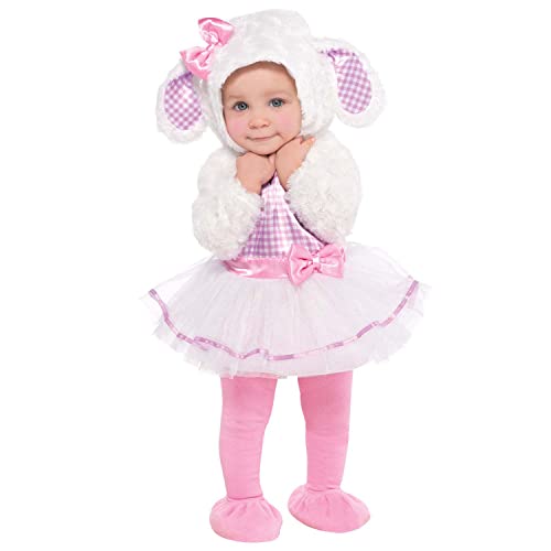 (PKT) (997540) Child Girls Little Lamb Costume (2-3y) von amscan