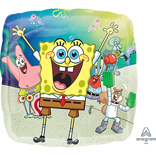 18In Spongebob Squarepants Foil Balloon von amscan