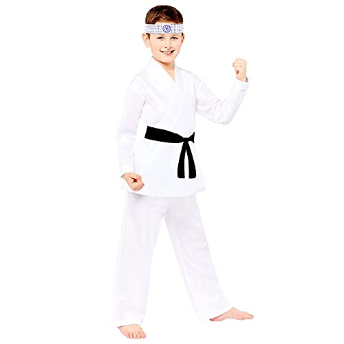 amscan (PKT) (9912060) Miyagi Do Karate Gi-Kostüm für Kinder (10–12 Jahre) – Cobra Kai – [1297] von amscan