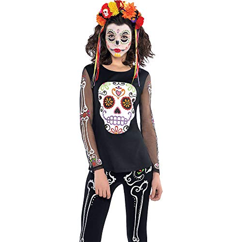 amscan 843931 Damen Halloween Leggings Day of the Dead von amscan