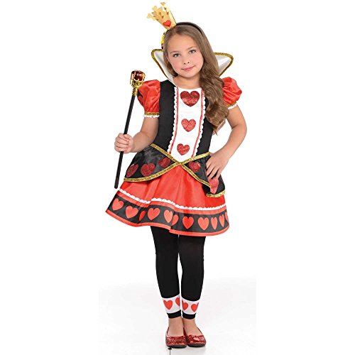 amscan Christys Dress Up Königin der Herzen Kostüm für Mädchen, 6–8 Jahre von amscan