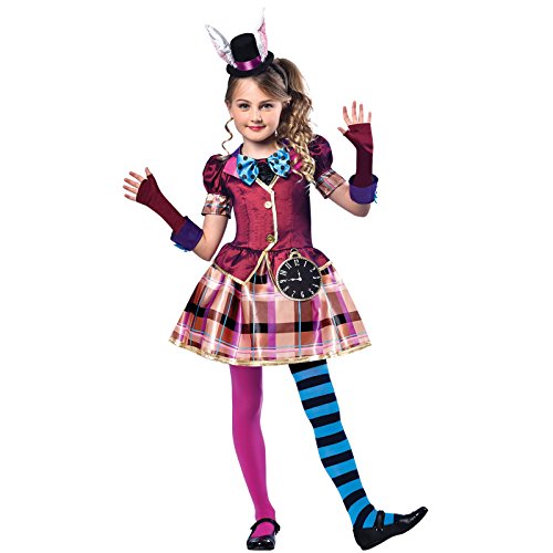 set high (PKT) (9903197) Child Girls Miss Hatter Costume (11-12yr) - amscan Brand Grp1 von amscan