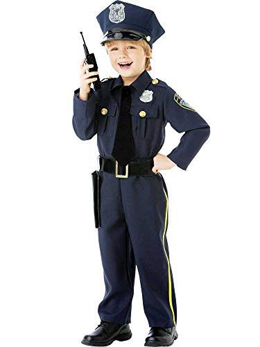 set high (PKT) (999664) Child Boys Police Officer Costume (6-8yr) von amscan