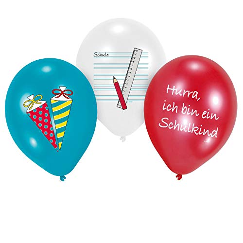 Amscan 9904416 - 6 Latexballons My School Start 27,5 cm / 11", Luftballon Amscan 9904416 - 6 Latexballons My School Start 27,5 cm / 11", Luftballon von amscan