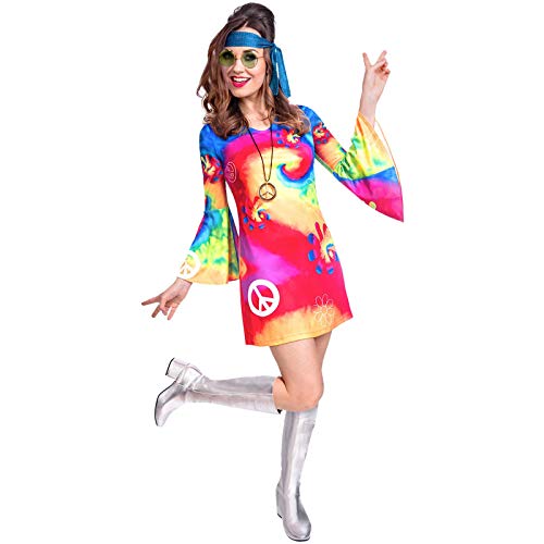 (PKT) (9905131) Adult Ladies 60's Free Spirit Costume (Small) von amscan