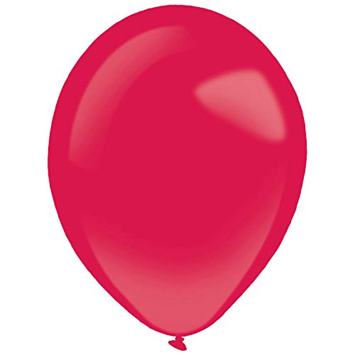 Amscan 9905375 - Latexballons Decorator Fashion, 50 Stück, berry, 27,5 cm / 11, Luftballon von amscan