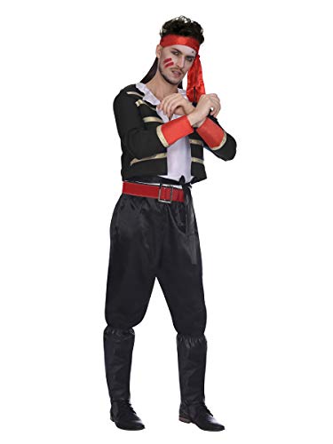 amscan 9906479 – Romantisches Popstar-Kostüm für Herren, 1980er-Jahre, Erwachsenenkostüm, Größe: XL amscan 9906479 – Romantisches Popstar-Kostüm für Herren, 1980er-Jahre, Erwachsenenkostüm, Größe: XL von amscan