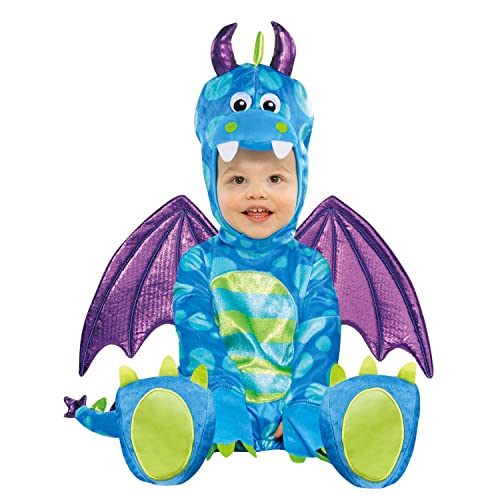 amscan 9908453 Drache Kinderkostüm für Jungen (2–3, Mehrfarbig, 2-3 Jahre von amscan