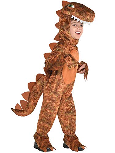 (PKT) (9904747) Child T-Rex Hooded Jumpsuit Costume (6-8yr) von amscan