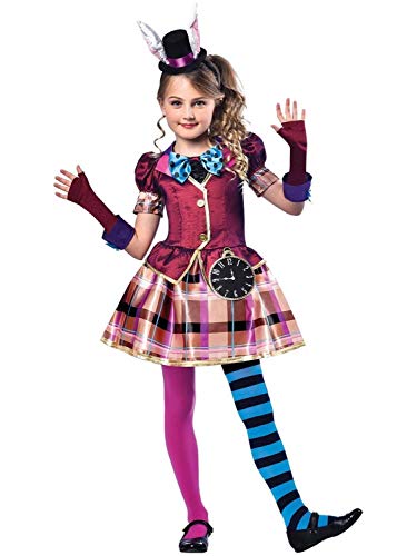 (PKT) (9903197) Child Girls Miss Hatter Costume (12-14yr) - amscan Brand Single von amscan