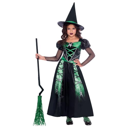 (PKT) (9911971) Child Girls Spider Witch Costume (8-10yr) (PKT) (9911971) Child Girls Spider Witch Costume (8-10yr) von amscan