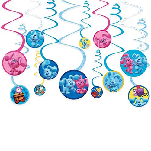 amscan 9913276 Blues Clues Swirl Dekorationen, Mehrfarbig von amscan