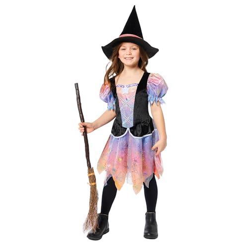 amscan 9914729 Kinder Ombre Hexe Verkleidung Halloween Kostüm Kleinkinder Mädchen Ombré Outfit (12-18 Monate) von amscan