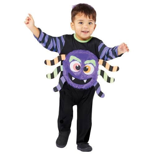 amscan 9914765 Halloween-Kostüm für Kinder, Kleinkind, kleine violette Spinne, 18-24 Monate von amscan