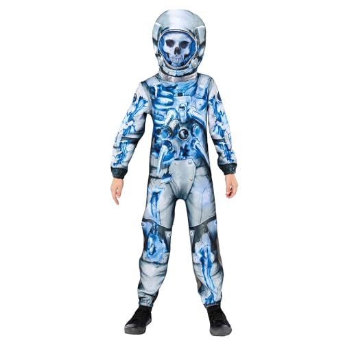 amscan 9914826 Skelett Astronaut Kostüm Kinder Halloween Kostüm Jungen Mädchen Kinder Zombie (6-8 Jahre) von amscan