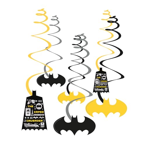 Batman Swirl Decorations von amscan