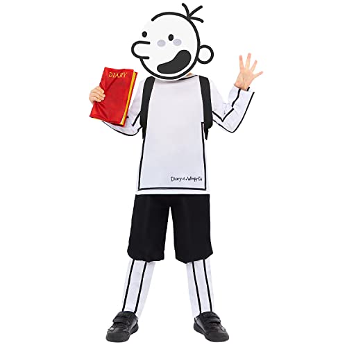 amscan 9918133 Unisex Offiziell lizenziertes Tagebuch eines Wimpy Kid, Kinder, Mehrfarbig, 4-6 Jahre von amscan