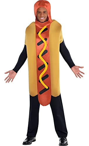 amscan 844273 Hotdog Kostüm für Erwachsene Herren Größe Extra Groß, XL von amscan