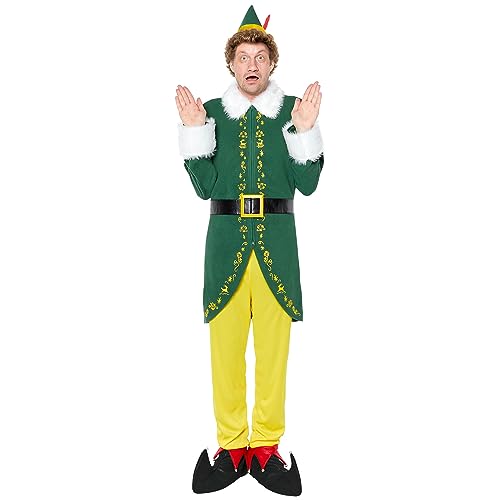amscan 9918326 Herren offiziell lizenziertes Warner Bros Buddy the Elf Weihnachtskostüm, Grün, Größe M amscan 9918326 Herren offiziell lizenziertes Warner Bros Buddy the Elf Weihnachtskostüm, Grün, Größe M von amscan