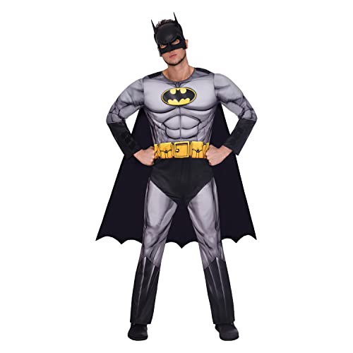 (PKT++) (9906097) Mens Classic Batman Warner Bros Fancy Dress Costume (Extra Large) von amscan