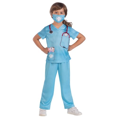 amscan Jungen 9910157 Dress Up, Hellblau, 6-8 Jahre (3 Stück) von amscan