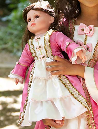 amscan MA Marie Antionette Doll Kleid, Mittelrosa, 1ct von amscan