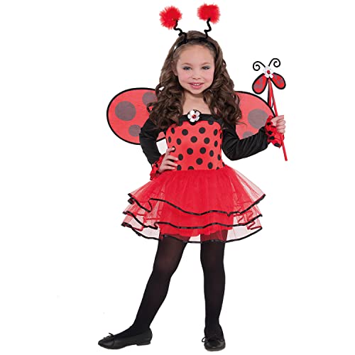 set high (PKT) (997655) Child Girls Ballerina Bug Costume (4-6yr) von amscan