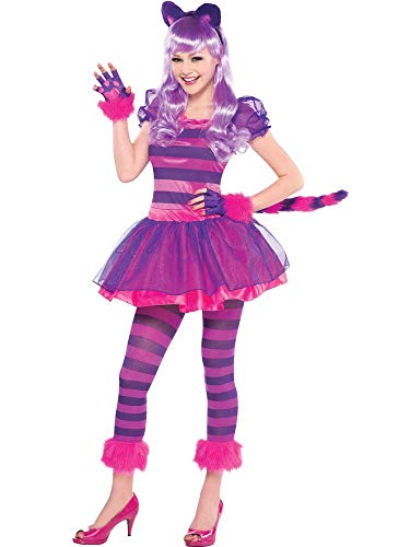 set high (PKT) (999448) Child Girls Cheshire Cat Costume (10-12yrs) - sgl "by Amscan International" von amscan