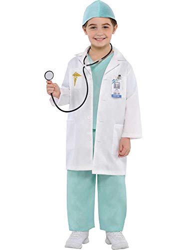 set high (PKT) (999659) Child Doctor Costume (3-4yr) - by amscan von amscan