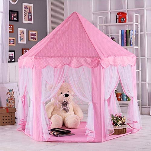 anagre Kinderzelt Spielzelt Babyzelt Spielhaus Prinzessin Rosa Kids Tent Prinz von anagre