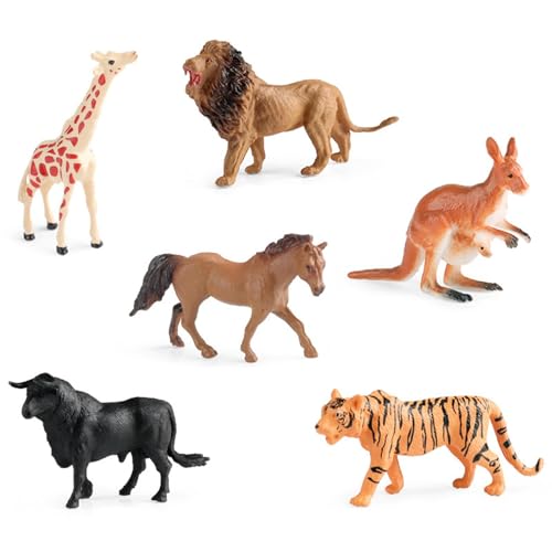 antianzhizhuang Kunststoff Modellfiguren Set Realistische Tierfigur SafariZoo Boutiques Store Wissenschaft Klassenzimmer Spielzeug Lernspielzeug von antianzhizhuang