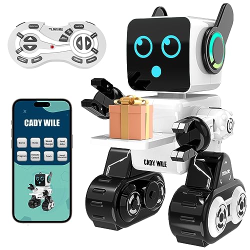 Anysun Roboter Spielzeug für Kinder, Intelligente RC-Roboter mit Berührung, APP und Fernsteuerung, Programmierbares Roboter Spielzeug, Laufen, Tanzen, Singen, Sprechen, Geschenk für Jungen und Mädchen von anysun