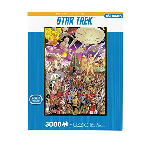 Aquarius Star Trek Puzzle (3000 Piece Jigsaw Puzzle) - Officially Licensed Star Trek Merchandise & Collectibles - Glare Free - Precision Fit - Virtually No Puzzle Dust - 32 x 45 Inches von AQUARIUS