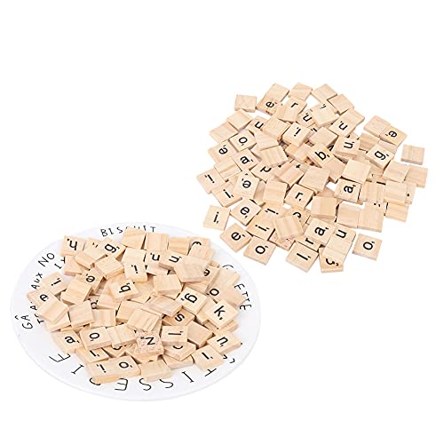 2 Set Holzfliesen Basteln Basteln Lernwerkzeuge Basteln für 26 Englische Alphabete Kleinbuchstaben Englisches Alphabet Holzplatte Gemischtes Set (Gemischte Kleinbuchstaben) von aqxreight