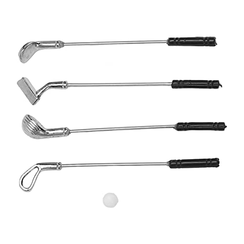 5pcs Dollhouse Golfing Club 1:12 Plastiklegierung Langlebiger Exquisiter Größe Golfclubs für 1:12 Dollhouse DIY Dollhouse Golfing Club Golfclubsminiature Golfing Clubs Golfing von aqxreight