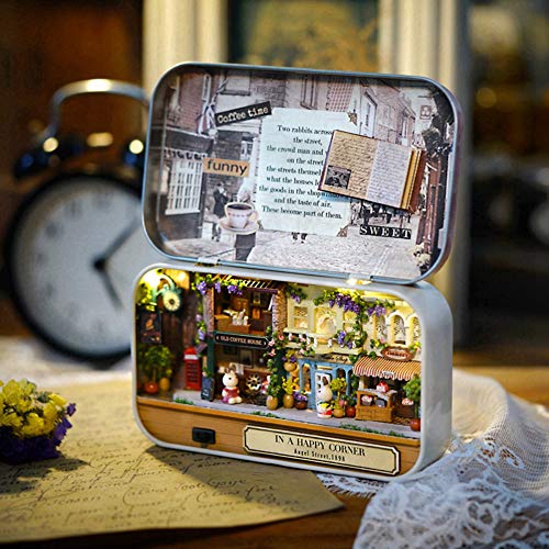 DIY Miniatur Box Dollhouse mit Zeitlosen Themen (Frohe Street Corner) von aqxreight