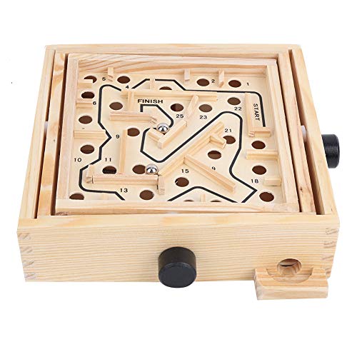 Holz Maze Brettspiel Kid Balances Maze Board Bildungsspielzeuggeschenk (OHYE-PRANKED Laze) von aqxreight