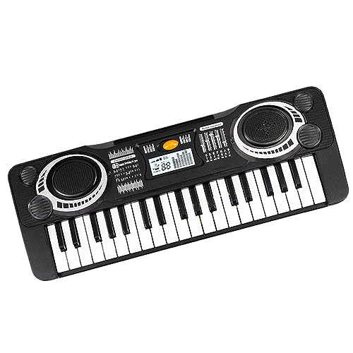 Kinder-Keyboard-Klavier, 37 Tasten, Elektronisches Klavier für Jungen und Mädchen, Pädagogisches Tasteninstrument, Instrument Zum Musiklernen von aqxreight