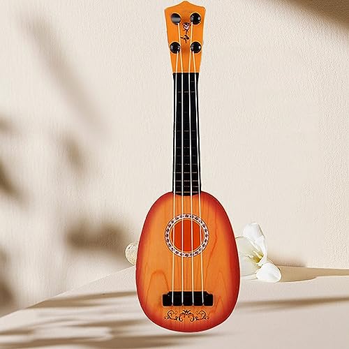 aqxreight Kinder-Ukulele-Spielzeugmusikinstrument für Früherziehung und Musikerkundung. Saiteninstrumente (Runden) von aqxreight