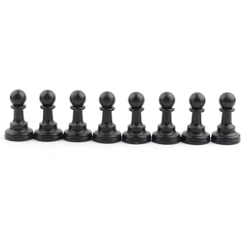 Kunststoff-Schachfiguren-Set International Ch G Komplettes Schachfiguren-Set in Schwarz und Weiß. Diese Schachfiguren Sind für Spiele gedacht. Tragen und Jederzeit (Große von aqxreight