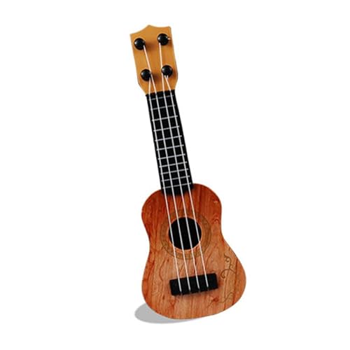 Mini-Gitarrenspielzeug für Kinder, Spielbare Ukulele für Kinder Im Vorschulalter, , Streichinstrumente für Musikliebhaber (Ohne Graffiti) von aqxreight