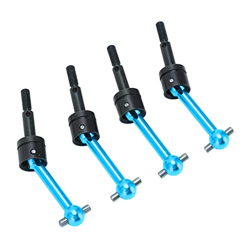 aqxreight 4-teilige Metall-Universal-Antriebswelle CVD 70 Mm für TT02 1/10 RC-Car-Upgrade-Teile. Blau Sind Diese Wellen mit Ihrer Hervorragenden und Handwerklich Hochwertigen Antriebswelle von aqxreight