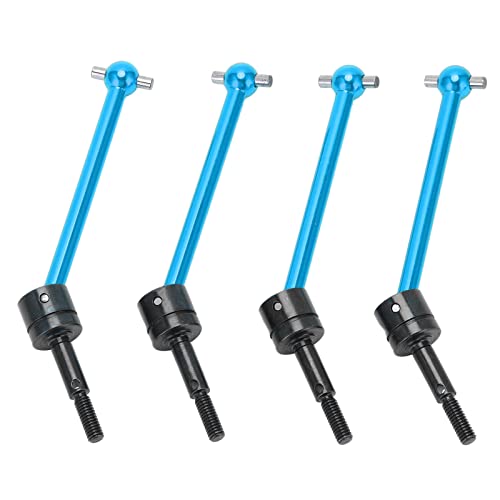 aqxreight 4pcs RC Metall CVD -Antriebswelle für TT02B 1/10 RC -Auto -Upgrade -Teile Blau (Blue) von aqxreight