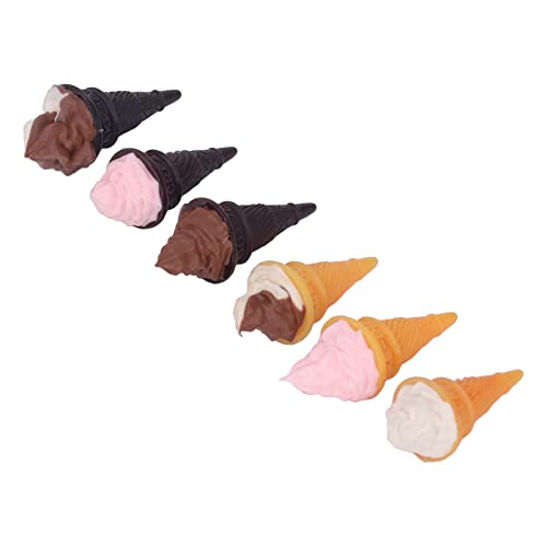 6pcs Dollhouse EIS DIY NETH SIMULIGE MINICUR ICEr DUMPERHAUSE Party Food Decoration Dollhouse EIS Creamminiatur Ice Creamdollhouse Miniatur Ice Creamdollhouse von aqxreight