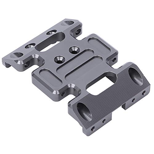 aqxreight Aluminiumlegierung Center Skid Chassis Plate Zubehör Passend für AXIAL SCX10 1/10 RC Car von aqxreight