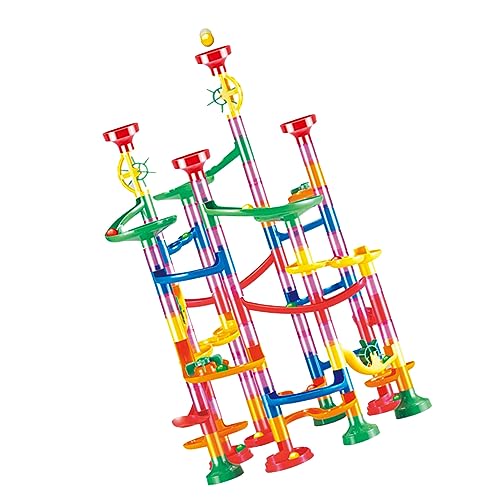 aqxreight Marmor R Bausteine ​​DIY Dreidimensionales Rennen Marmor Spielzeug Baubausteine ​​Spielzeug Marmor R Bausteine ​​Labyrinth G Gebäude Spielzeug Marmor Spielzeug BAU Gebäude von aqxreight