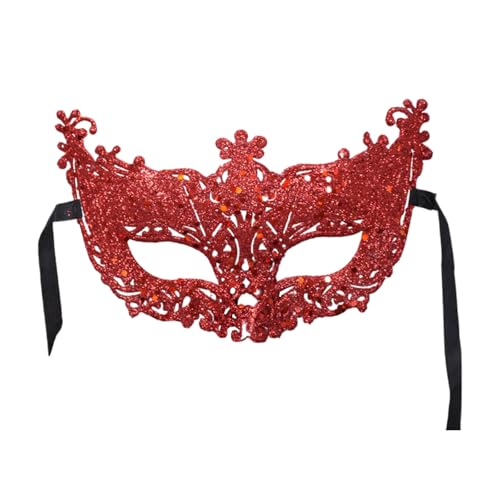 Pailletten Maskerade Venezianer für Frauen Party Halloween Weihnachten halbes Gesicht Auge Cosplay Requisiten von arenmi